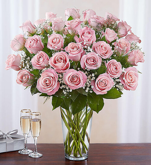 Ultimate Elegance&amp;trade; Long Stem Pink Roses